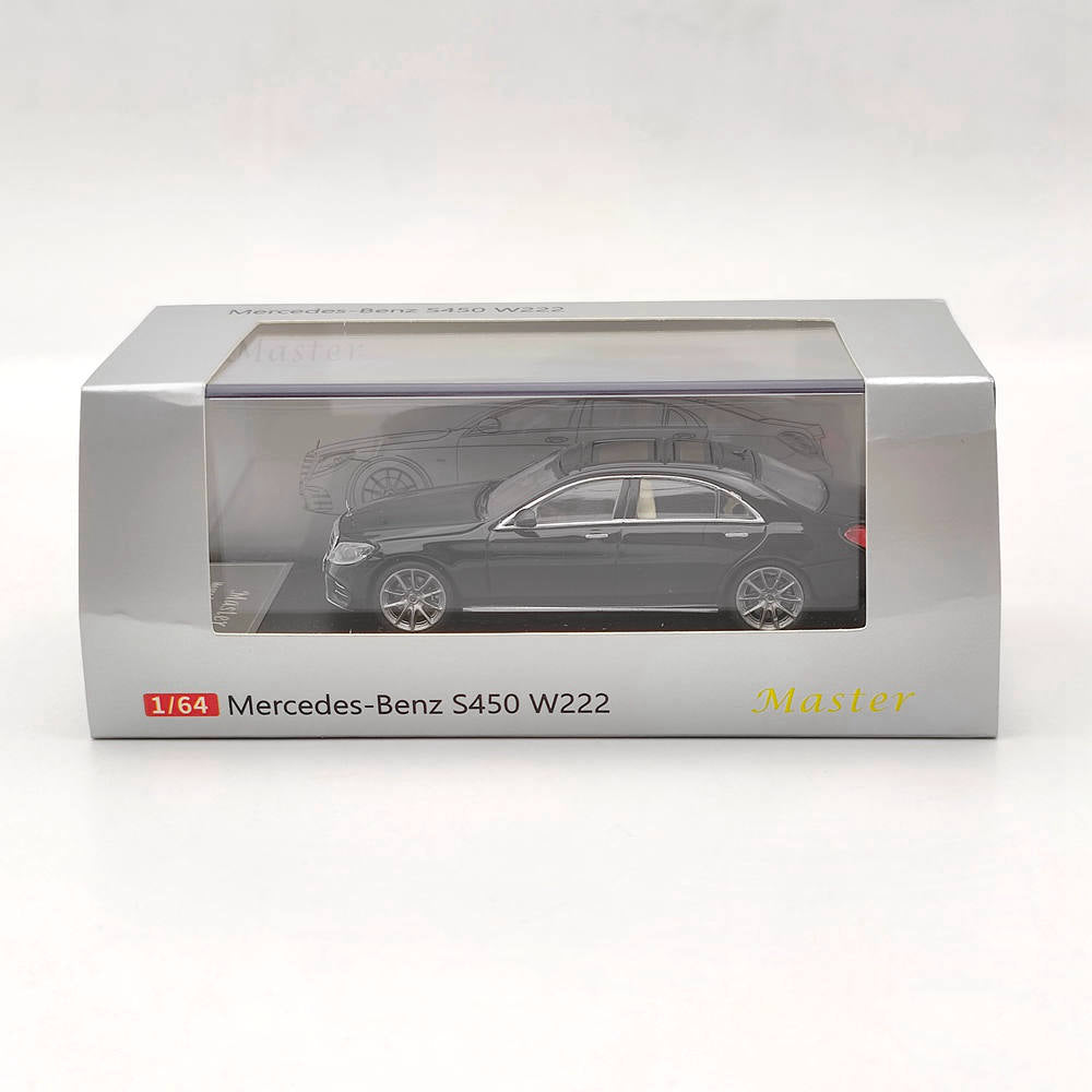 Master 1:64 Mercedes-Benz S450 W222 Jouets moulés sous pression Modèles de voitures Collection Cadeaux Édition limitée