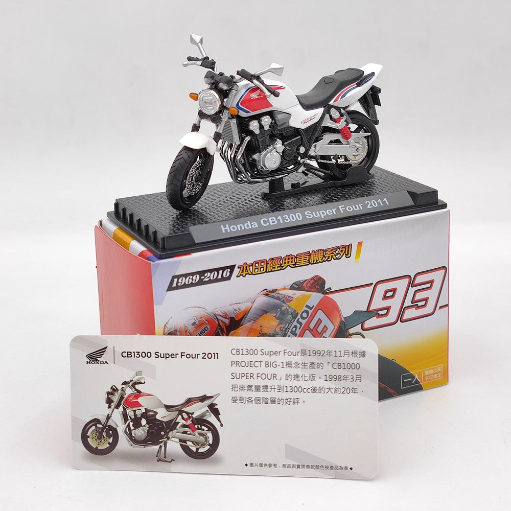 Modèle de moto moulé sous pression Honda CB750/Valkyrie/VFR750R/GORILLA/Goldwing/RC213V 1/24