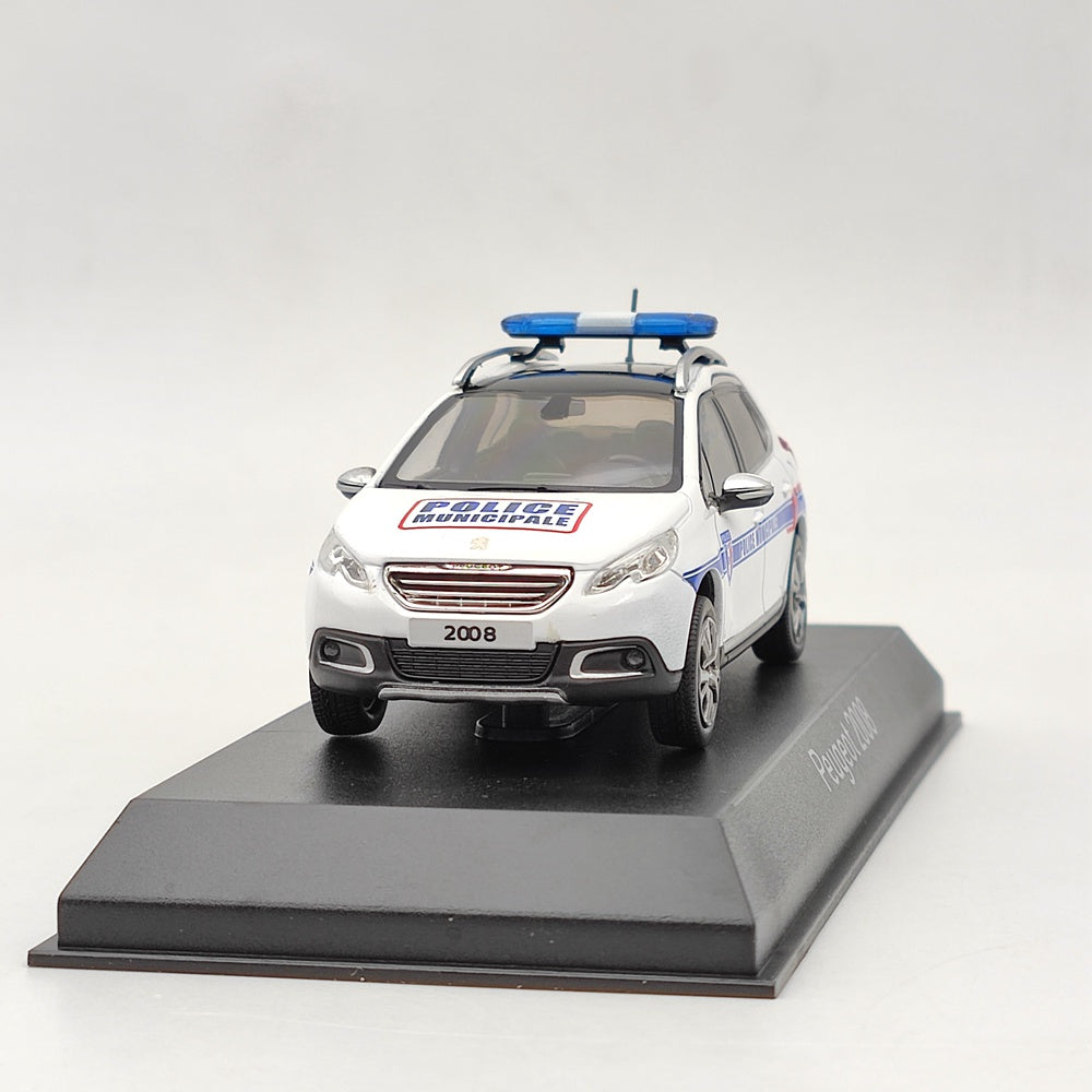 1/43 Norev Peugeot 2008 2013 Police Municipale blanc moulé sous pression modèle voitures limitées