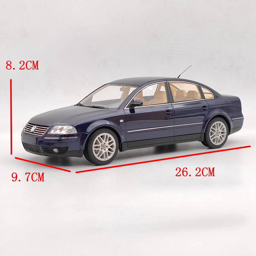 DNA Collectibles 1/18 Volkswagen VW Passat W8 2001 DNA000029 Resin Model Blue Toy Car Gift