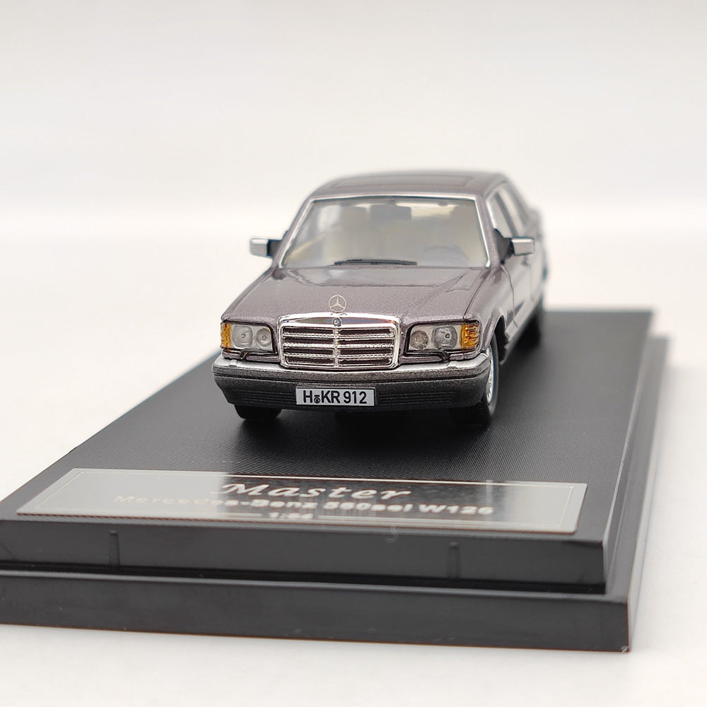 Master 1:64 Mercedes-Benz S560SEL W126 Diecast Toys Car Models Collection Gifts