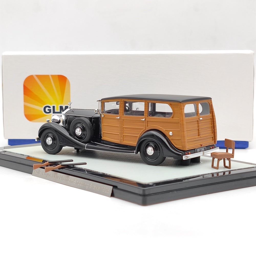 GLM Models 1/43 1928 Rolls-Royce New Phantom Shooting Brake #43204702 Resin Car Limited Collection