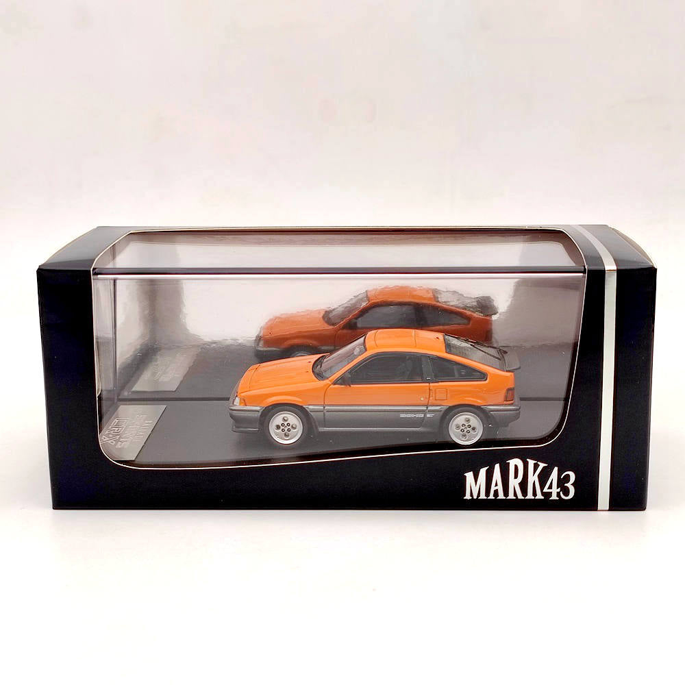 Mark43 1:43 Honda Ballade Sports CR-X Si AS Personnalisé Orange PM4384P Modèle de Résine Jouets Voiture Collection Limitée