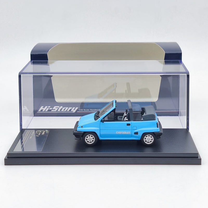 Hi-Story 1/43 Honda City Cabriolet 1984 HS286 Modèle en résine Collection limitée Cadeau