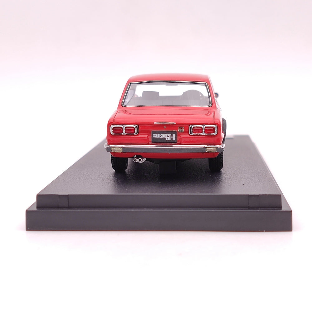 Mark43 1/43 Nissan SKYLINE 2000 GT-R KPGC10 Rouge PM4335R Modèle de voiture en résine Collection limitée Auto Jouets Cadeau