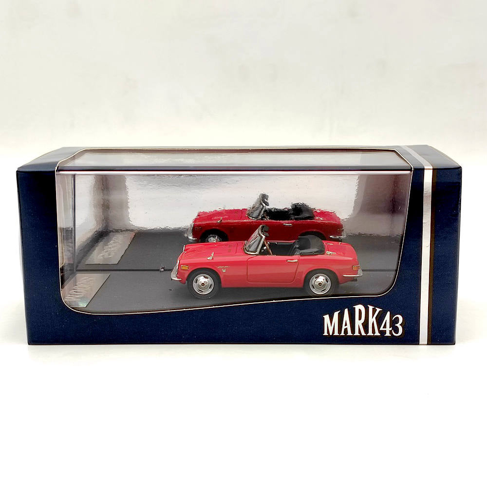 Modèle réduit de voiture en résine Honda S800M Scarlet Convertible PM4349R 1:43 Mark43 Collection limitée Cadeau