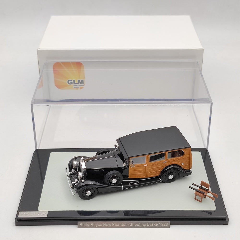 GLM Models 1/43 1928 Rolls-Royce New Phantom Shooting Brake #43204702 Resin Car Limited Collection