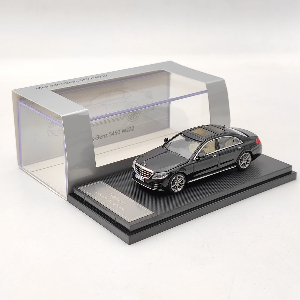 Master 1:64 Mercedes-Benz S450 W222 Jouets moulés sous pression Modèles de voitures Collection Cadeaux Édition limitée
