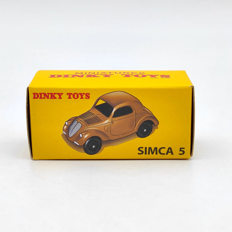 DeAgostini 1:43 Dinky Toys 35A Simca 5 Brown Metal Diecast Car Modèles Cadeaux Décorations