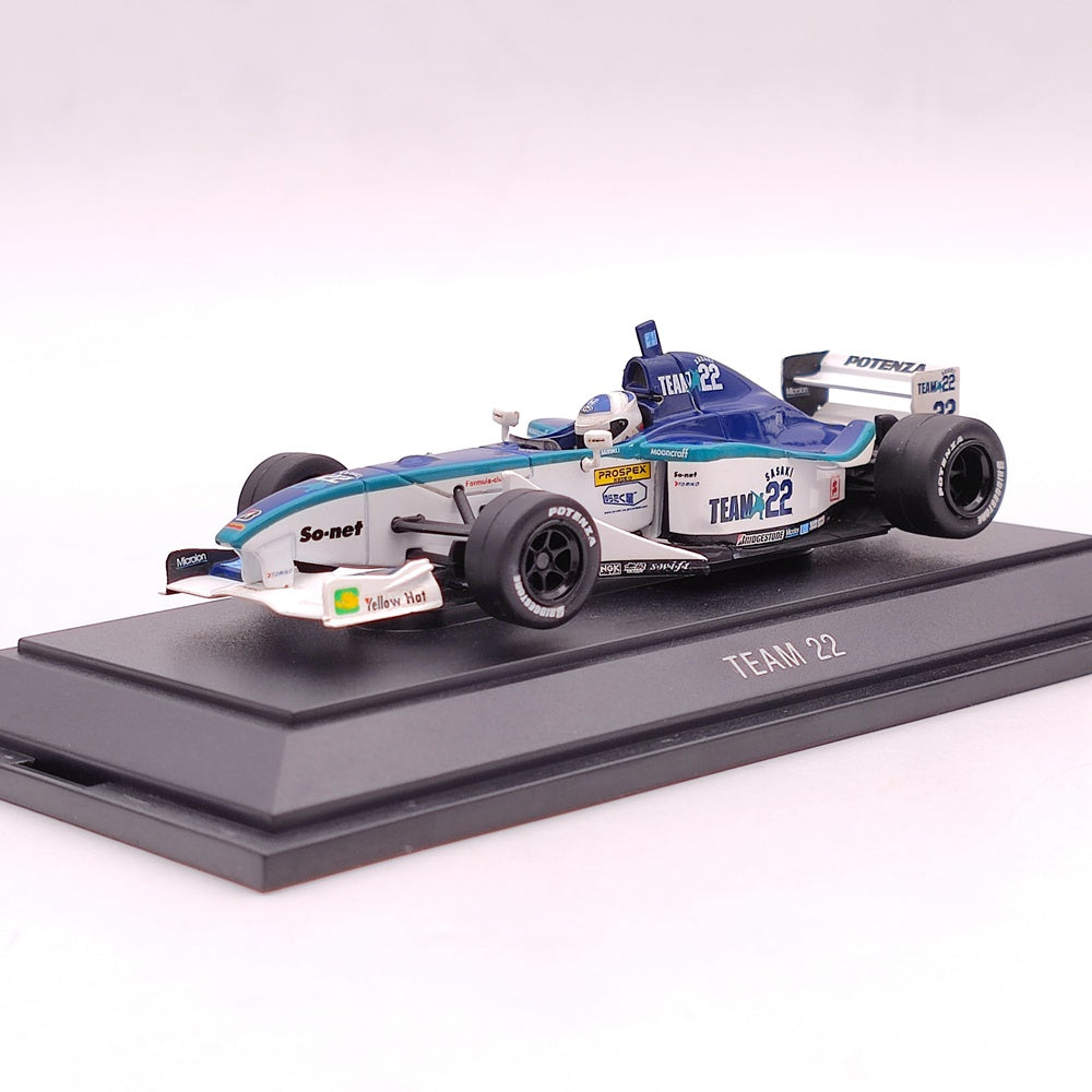 EBBRO 1:43 Formula Nippon 02 TEAM 22 Blue Diecast Model Cars Limited Collection