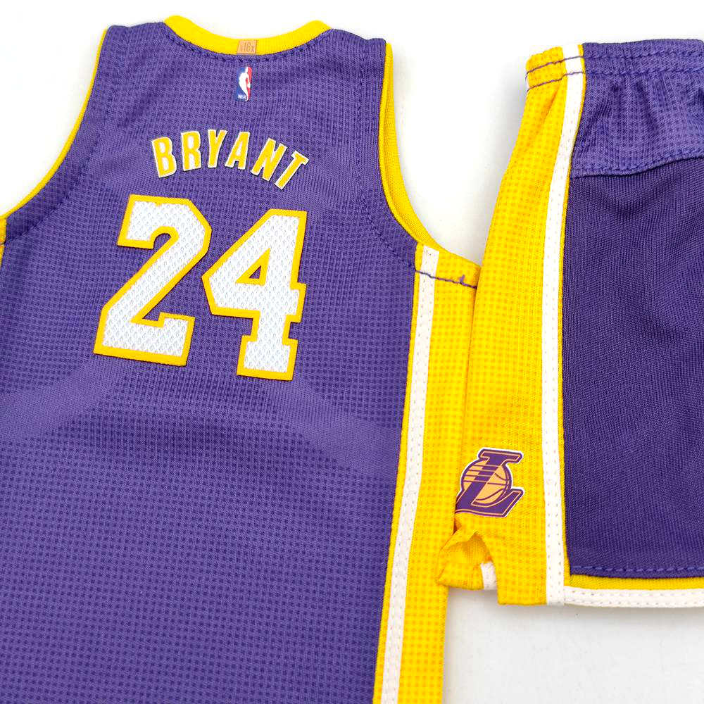 Custom 1:6 Kobe Bryant Los Angeles Lakers Jersey TOYs fit Enterbay