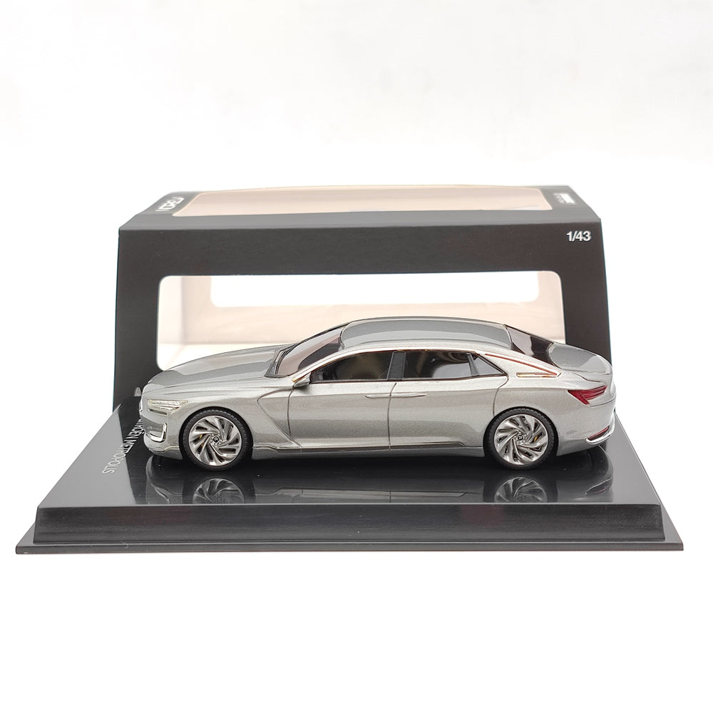 Norev 1/43 2010 Citroën Metropolis Provence Moulage Argent Modèle de Voiture Moulé Sous Pression Collection Limitée Cadeau Auto