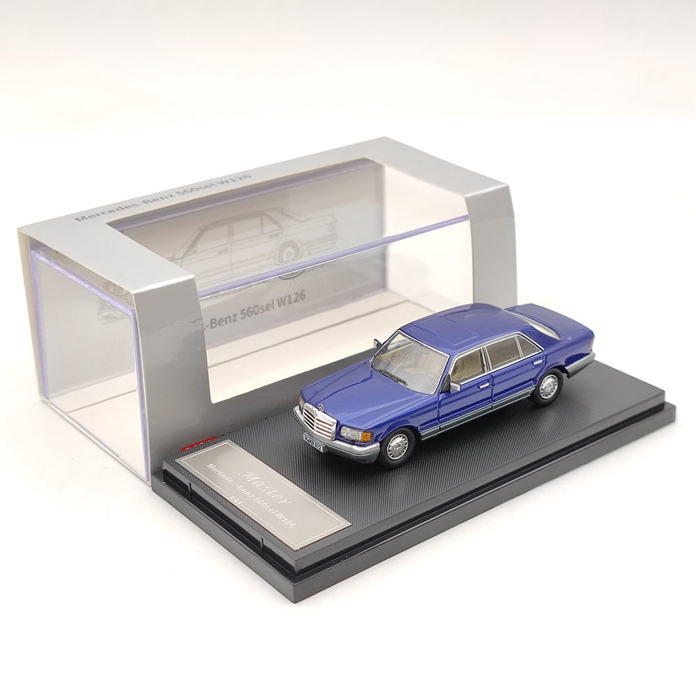 Master 1:64 Mercedes-Benz S560SEL W126 Diecast Toys Car Models Collection Gifts