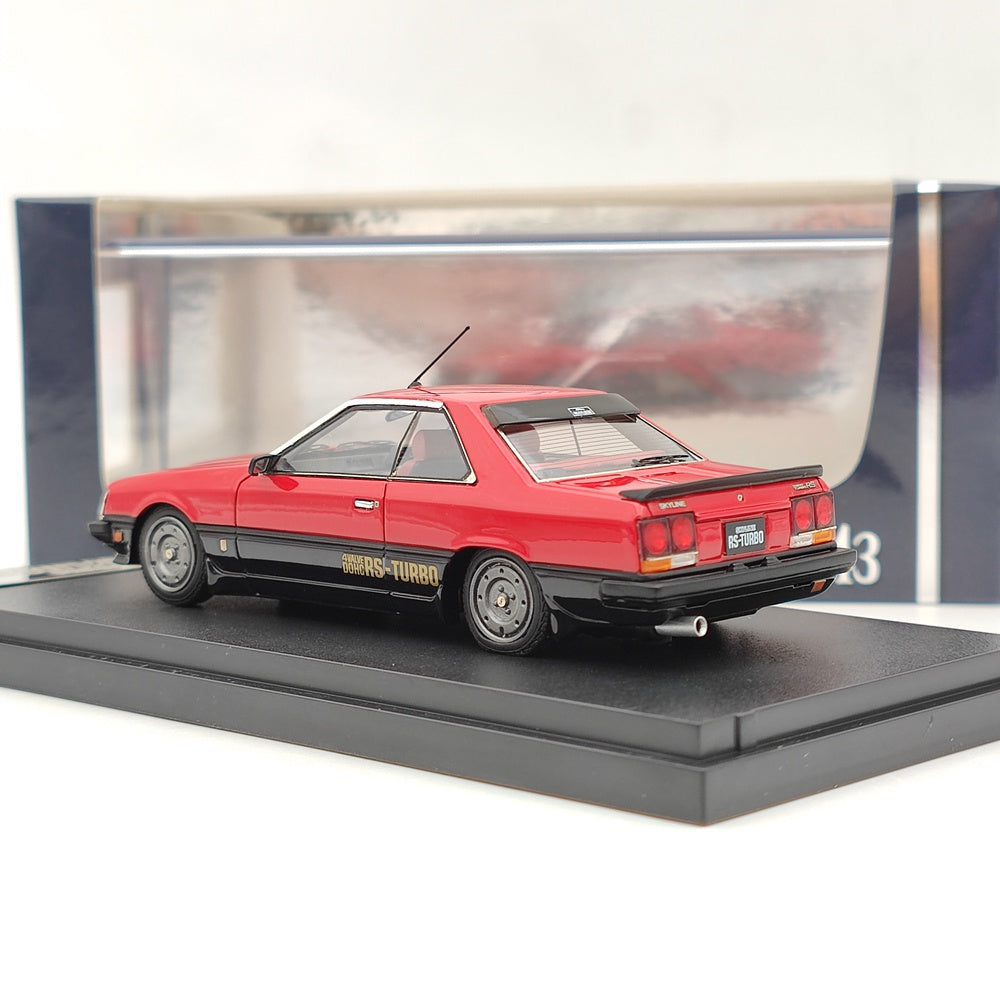 Mark43 1/43 Nissan SKYLINE Hardtop 2000 RS-Turbo KDR30 Rouge PM4380DRK Modèle de voiture en résine Collection limitée Cadeau automatique
