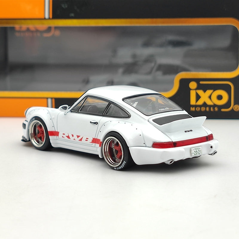 IXO 1/43 PORSCHE RWB 964 Rauhwelt MOC305 White Diecast Model Limited Collection