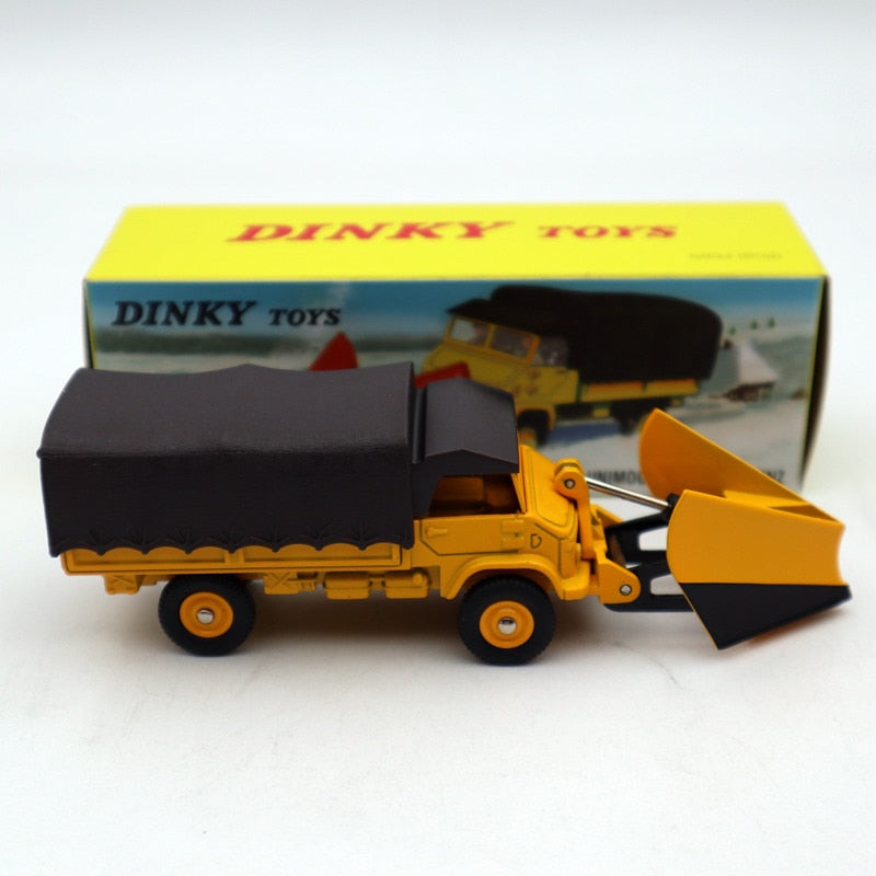 Modèle réduit de voiture moulé sous pression Atlas Dinky 567 CHASSE-NEIGE Unimog chasse-neige MERCEDES-BENZ 1/43
