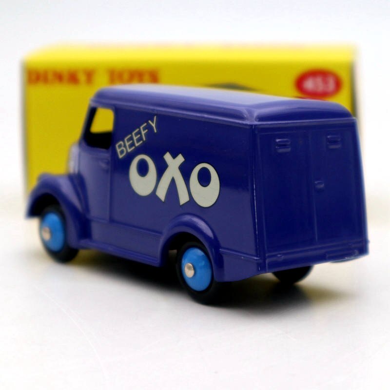 10pcs Atlas Dinky toys 453 Fourgon Trojan 15 cwt VAN OXO Diecast Models Auto Car Gifts Collection Miniature