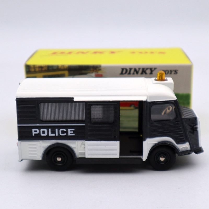 1:43 Atlas Dinky Toys 566 Citroen CURRUS Car DE Police Secours Deicast Models Toys Car Gift Collection Used