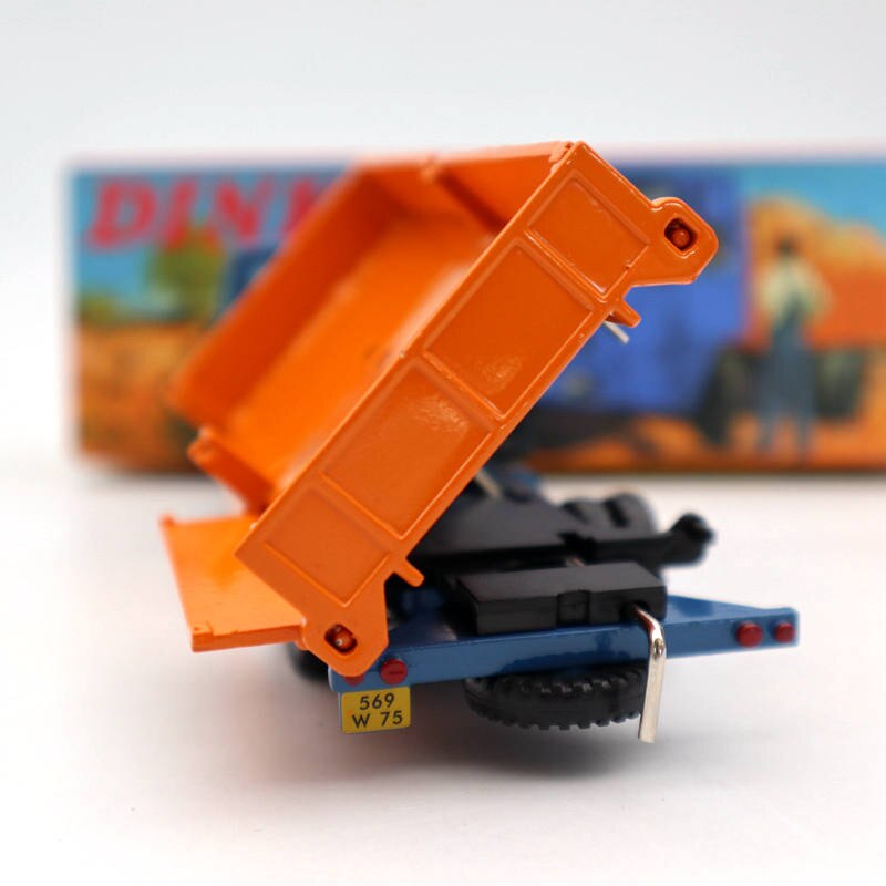 Atlas Dinky Toys 569 Berliet Stradair Benne Basculante Laterale Camion Modèles Moulés Sous Pression Auto Voiture Cadeau Collection