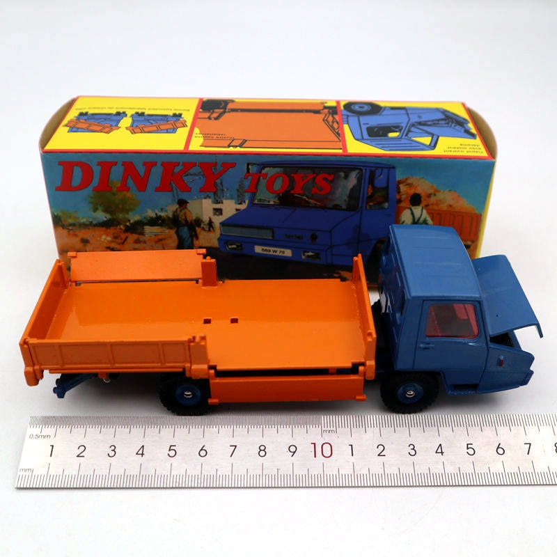 Atlas Dinky Toys 569 Berliet Stradair Benne Basculante Laterale Camion Modèles Moulés Sous Pression Auto Voiture Cadeau Collection