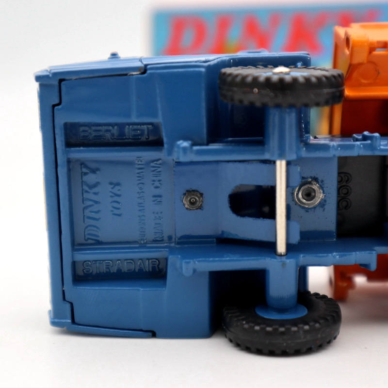Atlas Dinky Toys 569 Berliet Stradair Benne Basculante Laterale Camion Modèles Moulés Sous Pression Auto Voiture Cadeau Collection