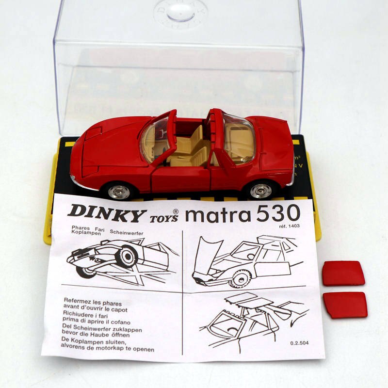 1:43 Atlas Dinky Toys 1403 Matra Sports M 530 Jouets moulés sous pression Modèles de voitures Collection Auto Voiture Cadeau
