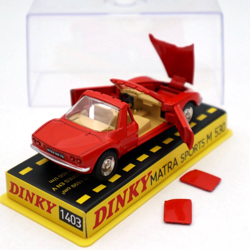 1:43 Atlas Dinky Toys 1403 Matra Sports M 530 Jouets moulés sous pression Modèles de voitures Collection Auto Voiture Cadeau