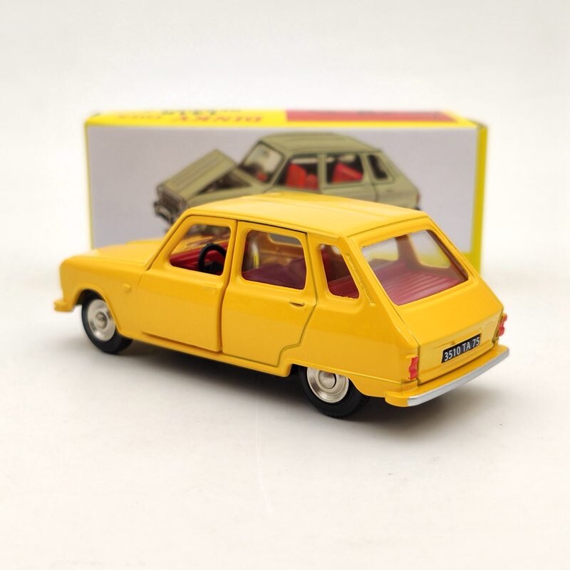 1:43 Atlas Dinky Toys 1416 6 Yellow Diecast Model Car | Collection Gift