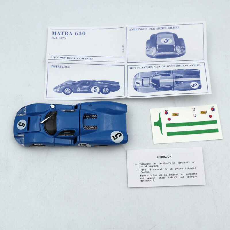 1:43 Atlas Dinky Toys 1425E Blue MATRA 630 ALLOY #5 Diecast Models Auto Car Gift Collection