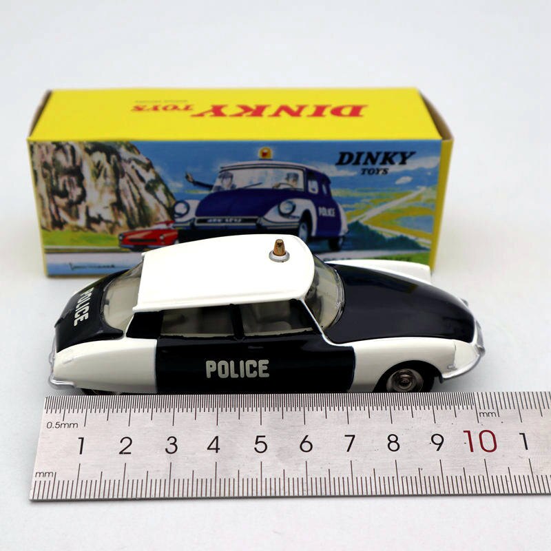 1/43 Atlas Dinky Toys 501 Citroën DS 19 Police Modèles Diecast Collection Auto Voiture Cadeau Miniature Utilisé