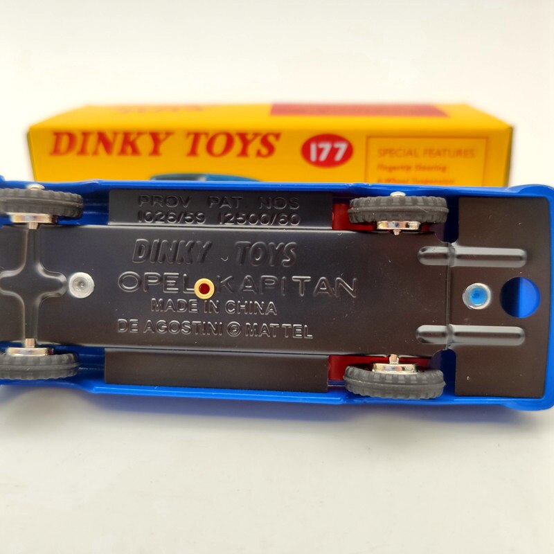 1/43 DeAgostini Dinky toys 177 Opel Kapitan Met Vensters Diecast Models Auto Car Gift Collection