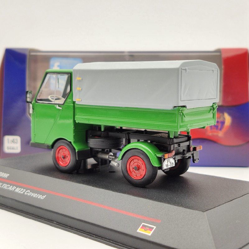 1:43 IST MULTICAR M22 "Avec bâche" 1965 IST289R Vert Modèles moulés sous pression Voiture Collection Auto