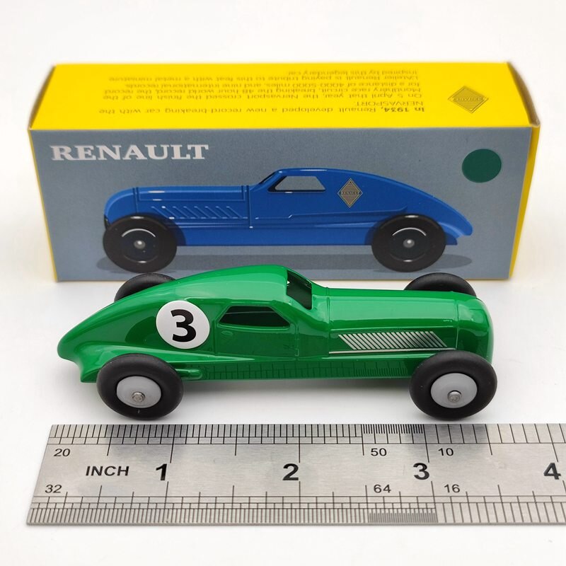 1:43 Norev Renault Nervasport #3 1934 Green Diecast Models Limited Collection Auto Toys Car Gift