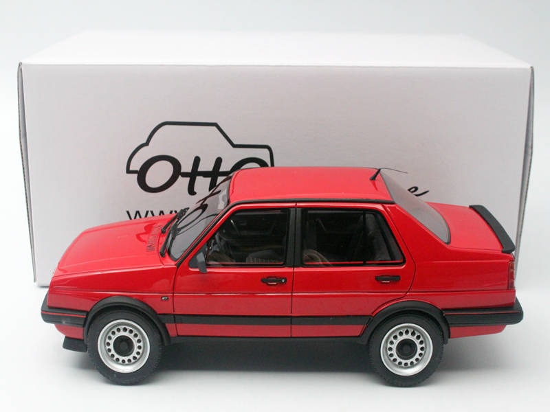 Otto 1:18 otto Mobile LTD Volkswagen Jetta GTX 16V Model Resin Vehicle Models Toys Diecast Red/white/black/light gold Collection