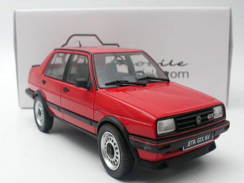 Otto 1:18 Otto Mobile LTD Volkswagen Jetta GTX 16V Modèle Résine Véhicules Modèles Jouets Moulé Sous Pression Rouge/blanc/noir/or clair Collection