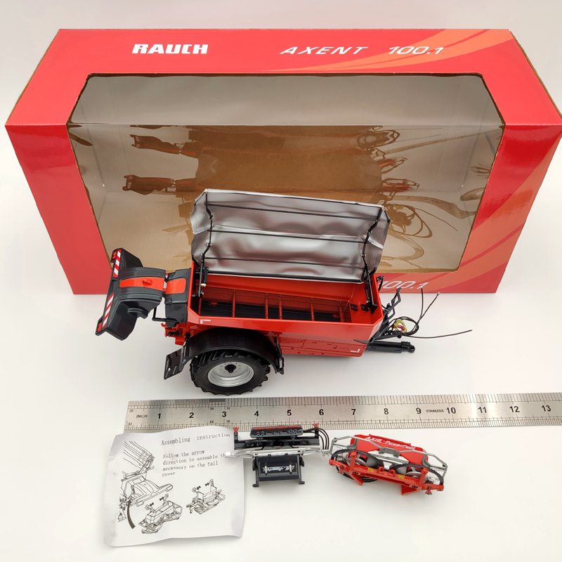 ROS 1:32 2019 Rauch AXENT 100.1 Trailed Fertilizer Spreader ROS602342 Diecast Models Limited Toys Collection