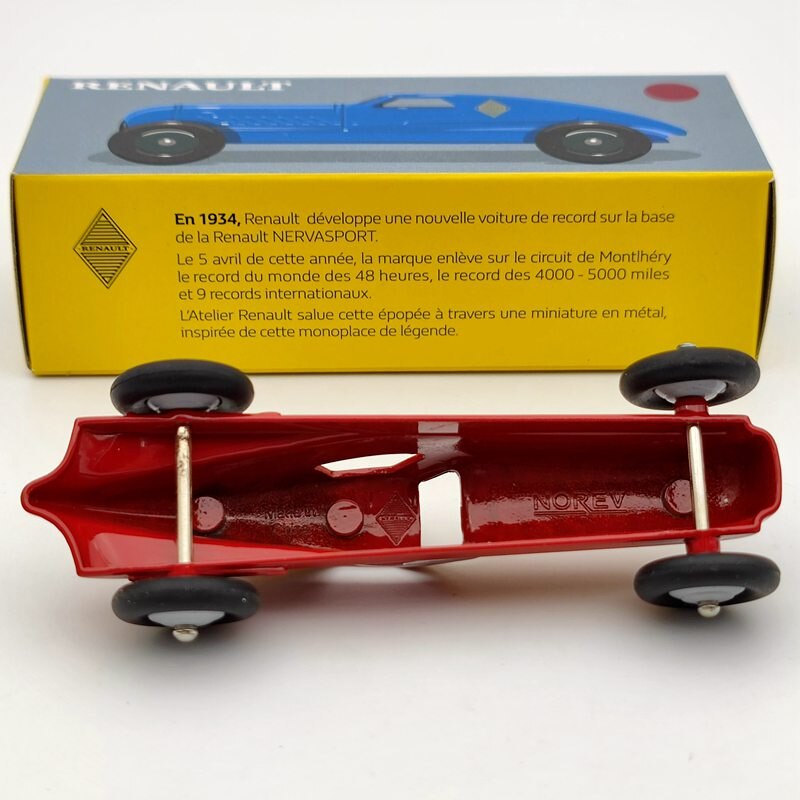 1:43 Norev Renault Nervasport #2 1934 Red Diecast Models Limited Collection Auto Toys Car Gift