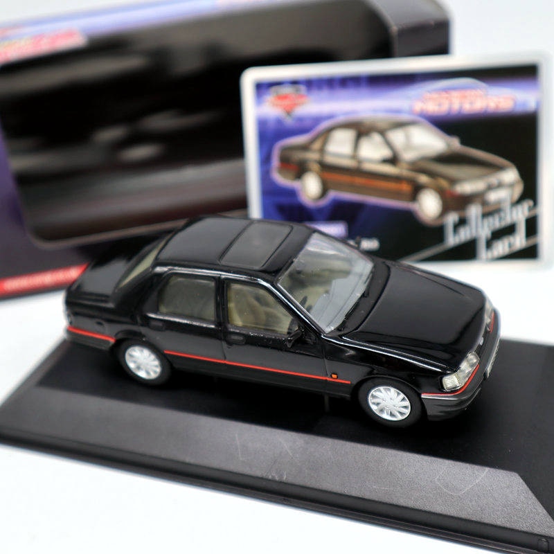 Corgi LLEDO Vanguards 1:43 Ford Sierra Sapphire GLS Black VA09901 Diecast Models Toys Car Include Certificate Classic Collection
