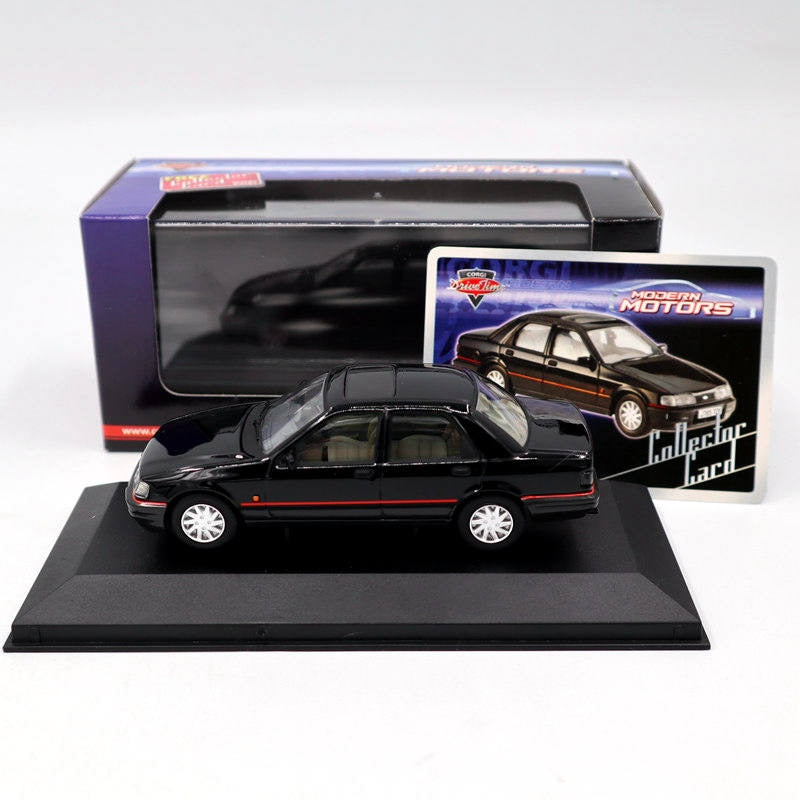 Corgi LLEDO Vanguards 1:43 Ford Sierra Sapphire GLS Black VA09901 Diecast Models Toys Car Include Certificate Classic Collection