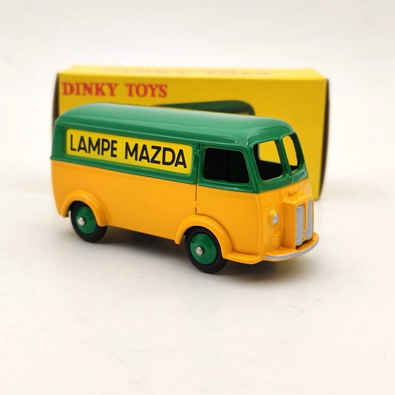 Lot de 5 pièces Atlas 1:43 Dinky Toys 25B Peugeot Fourgon Tole D.3.A LAMPE MAZDA Modèles moulés sous pression Auto Car Cadeaux Collection