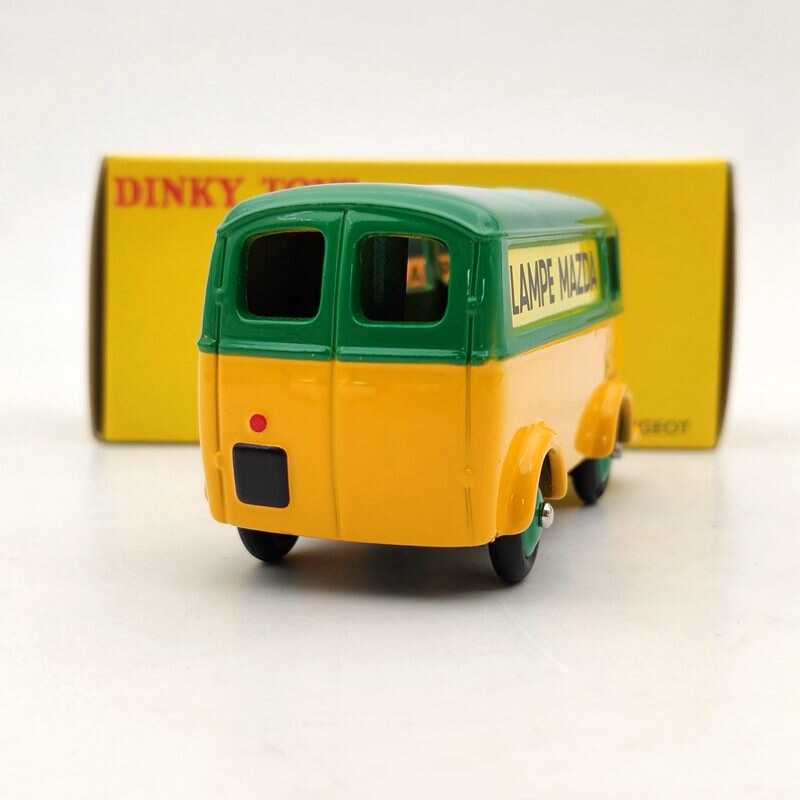 Lot de 5 pièces Atlas 1:43 Dinky Toys 25B Peugeot Fourgon Tole D.3.A LAMPE MAZDA Modèles moulés sous pression Auto Car Cadeaux Collection
