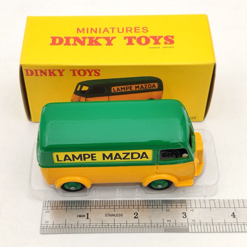 Lot de 5 pièces Atlas 1:43 Dinky Toys 25B Peugeot Fourgon Tole D.3.A LAMPE MAZDA Modèles moulés sous pression Auto Car Cadeaux Collection
