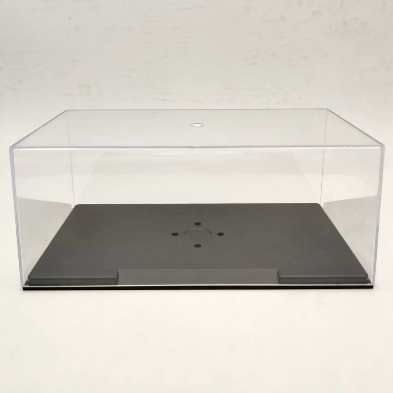 Boîte de présentation en acrylique pour modèle de voiture, couvercle transparent anti-poussière 1:24 1:32, fenêtre entière 22 cm