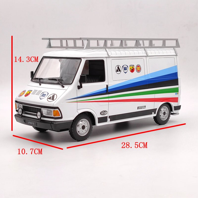 1:18 IXO 242 1980 TECHNIC ABARTH ASSISTANCE/ ONLY ROOF RACK 18RMC060XE Diecast Models Car Limited Collection