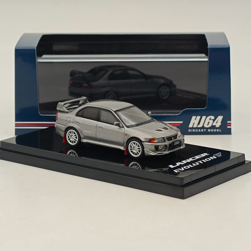 Hobby Japan 1/64 Mitsubishi Lancer GSR Evolution V (CP9A) 1998 HJ642032AS Silver