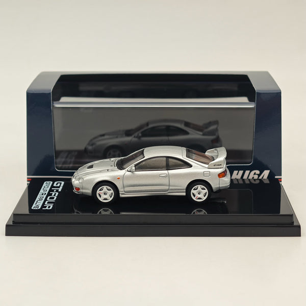 Hobby Japan 1/64 Toyota CELICA GT-FOUR (ST205) JDM STYLE SILVER HJ642064AS Diecast Models Car Collection