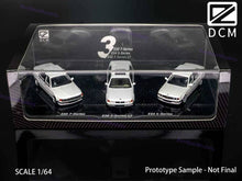 Pre-sale 1:64 DCM BMW Low Rider E32 / E34 / E38 White 3-Car Package Limited