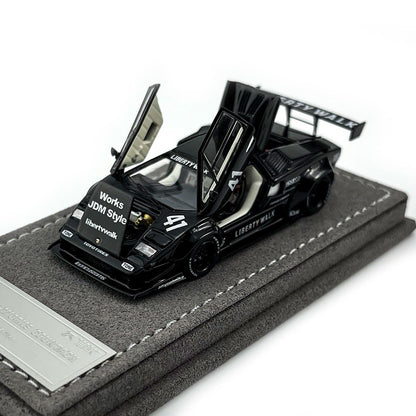 Topart 1:64 LBWK Lamborghini Countach #41 Diecast Alloy Collectible Model Car