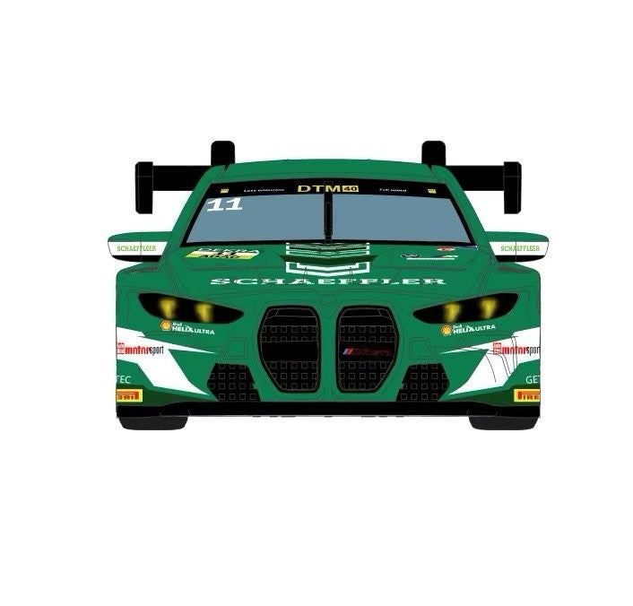 E Model N Scale M4 GT3 Race Car Keychain Diecast Model Magnet Refrigerator Sticker