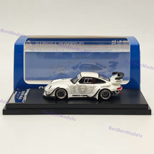 SW 1/64 Porsche RWB 993 AGL White Sport Car Alloy Limited Collection Car Model